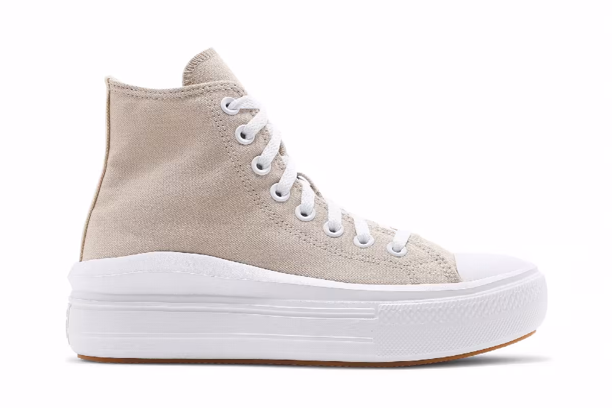 Converse Women's Chuck Taylor All Star Move High Mono Pastels - Farro, view 2