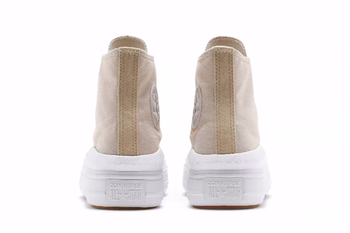 Converse Women's Chuck Taylor All Star Move High Mono Pastels - Farro, view 7