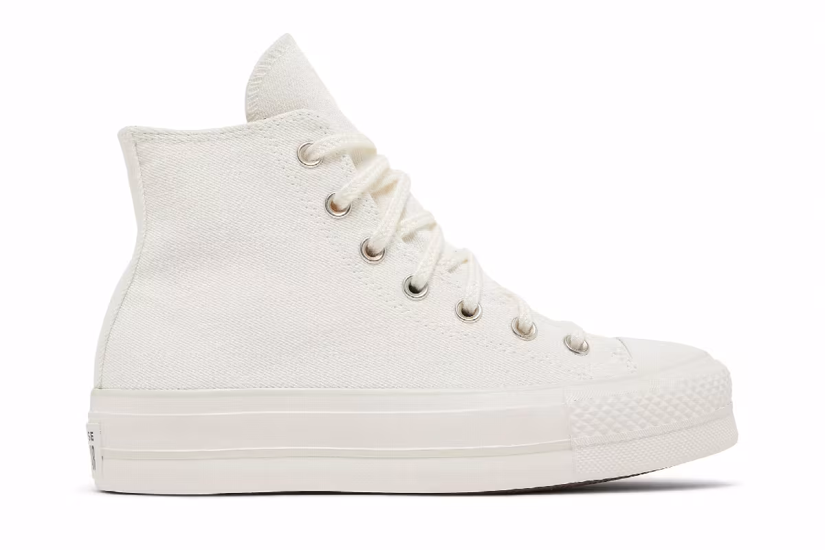 Converse Women's Chuck Taylor All Star Platform High Summer Denim - Vintage White, view 2