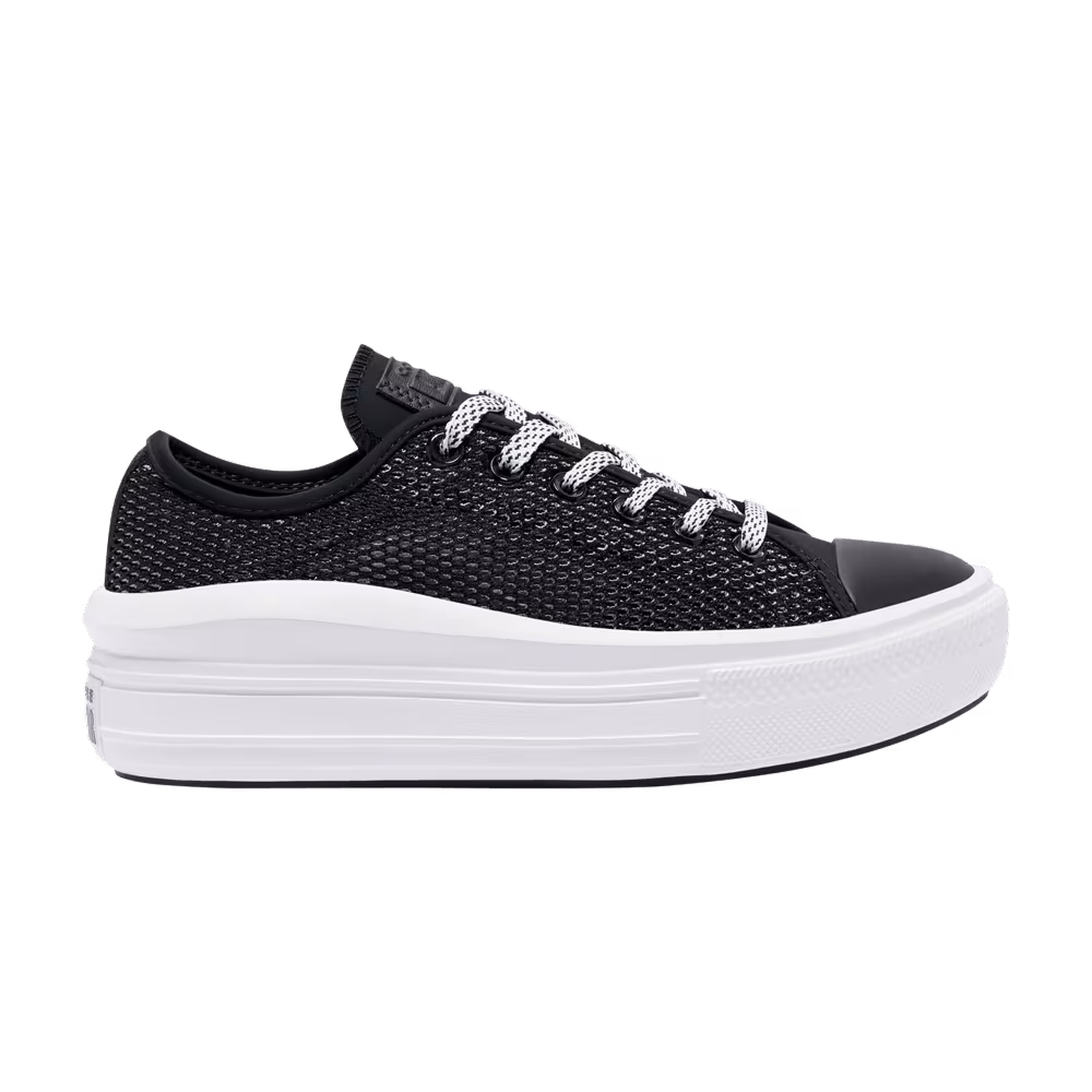 Converse Women's Chuck Taylor All Star Move Low Black White