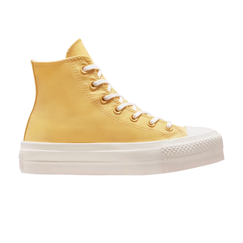 Converse Women's Chuck Taylor All Star Platform High Hybrid Texture - Saturn Gold