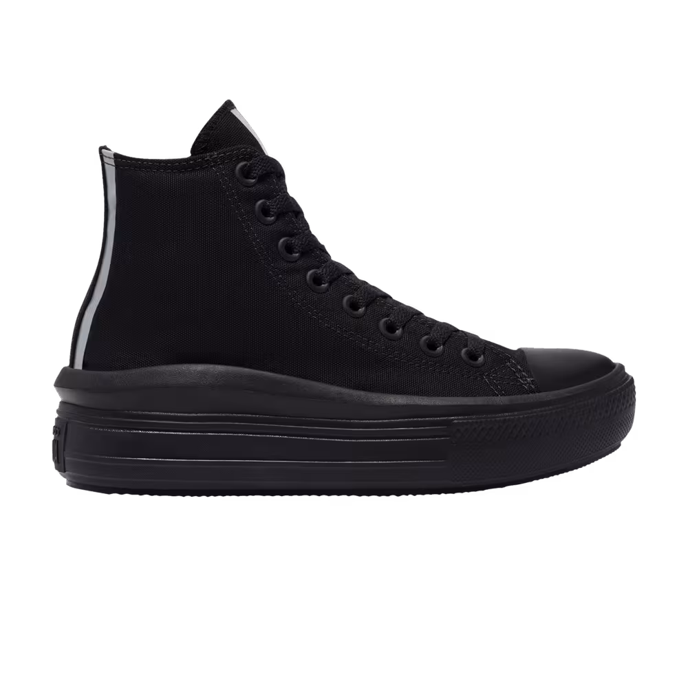 Converse Women's Chuck Taylor All Star Move High Black Metallic
