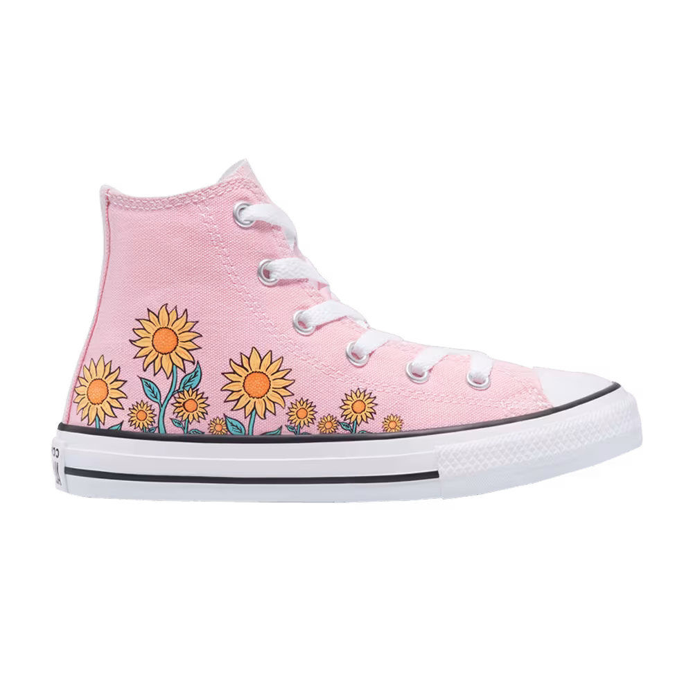 Converse Chuck Taylor All Star High GS Sunflowers - Pink