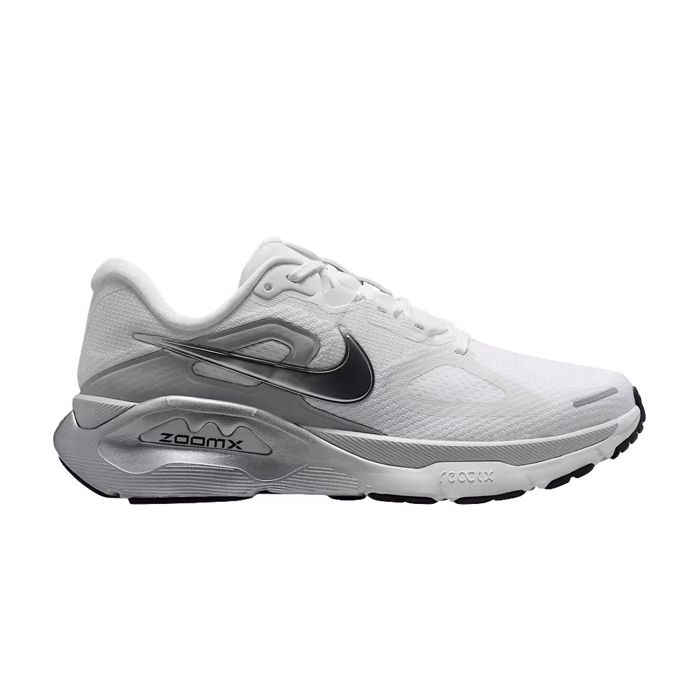 Nike Women's Structure Plus Road Summit White Photon Dust Sail Metallic Silver