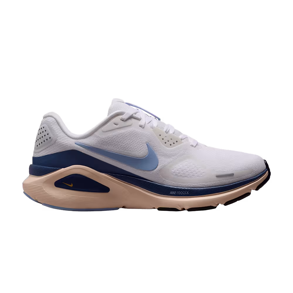 Nike Women's Structure 26 Road White Mystic Navy Sundial Aluminum