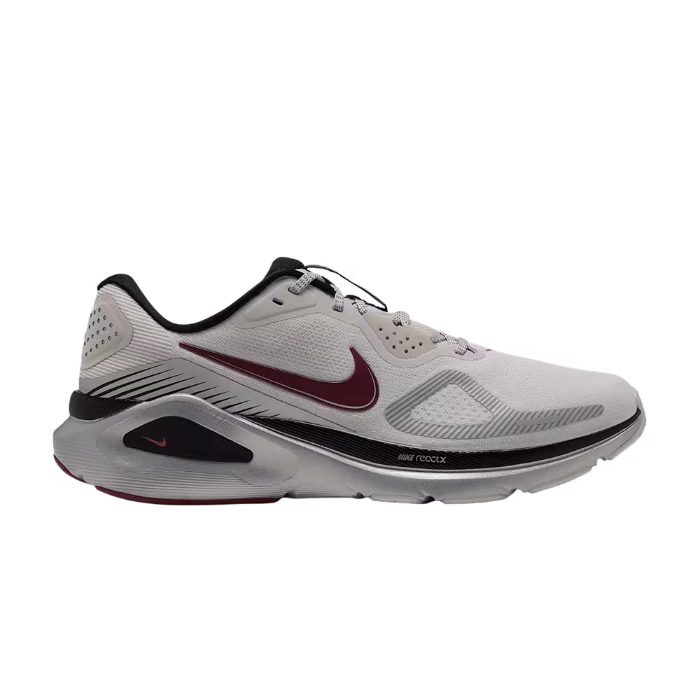 Nike Women's Structure 26 Road Vast Grey Metallic Silver Pink Smoke Black