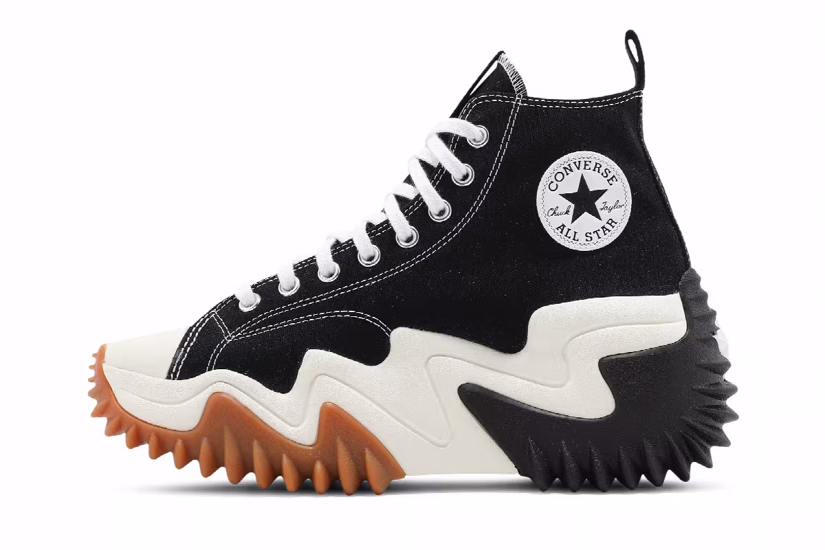 Converse Run Star Motion Black Gum Honey, view 4