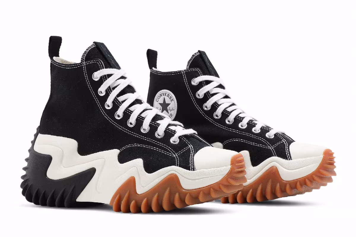 Converse Run Star Motion Black Gum Honey, view 9