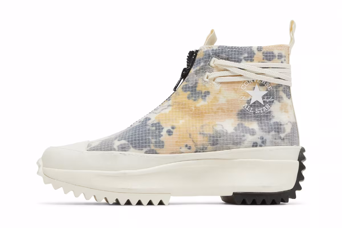 Converse Run Star Hike High Washed Florals, view 4