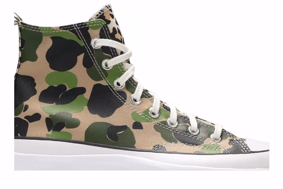 Converse Run Star Hike High Archive Print Camo, view 3
