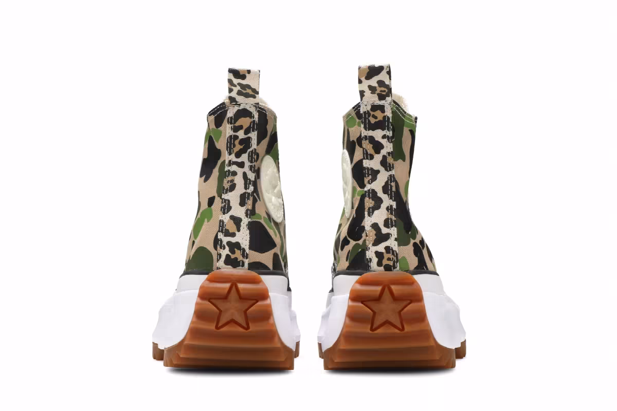 Converse Run Star Hike High Archive Print Camo, view 7