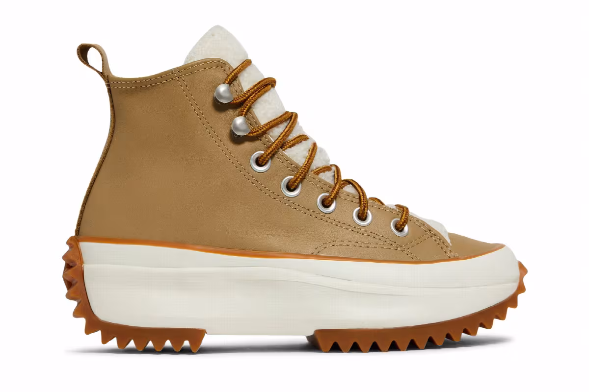 Converse Women's Run Star Hike High Sherpa - Nomad Khaki, view 2