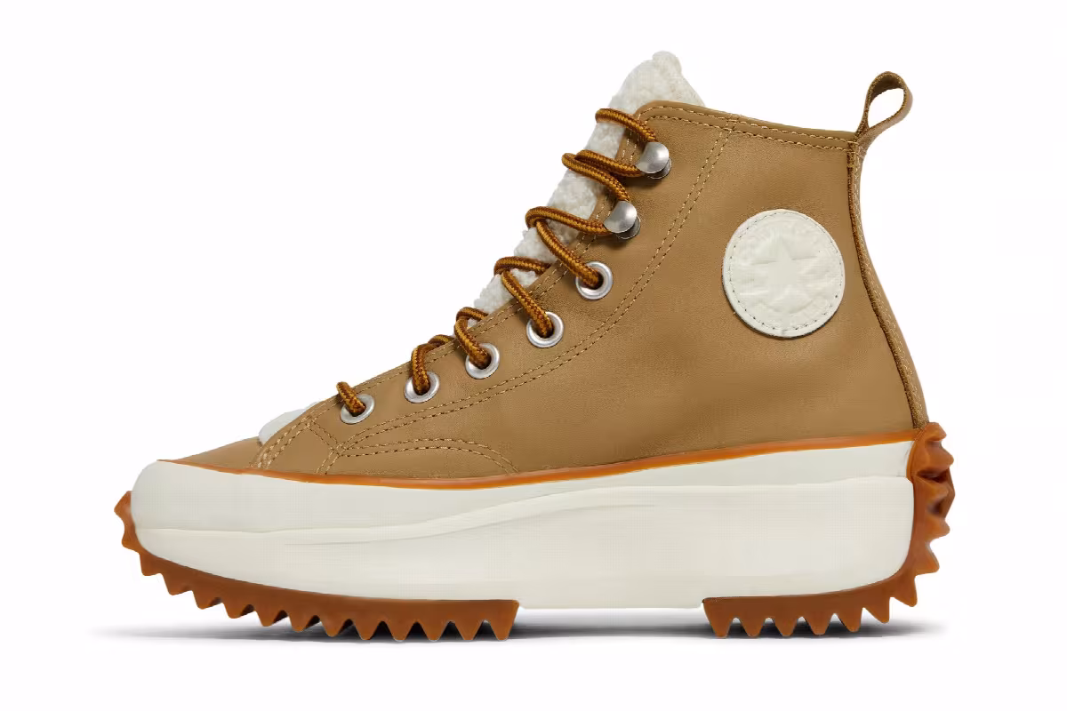 Converse Women's Run Star Hike High Sherpa - Nomad Khaki, view 4