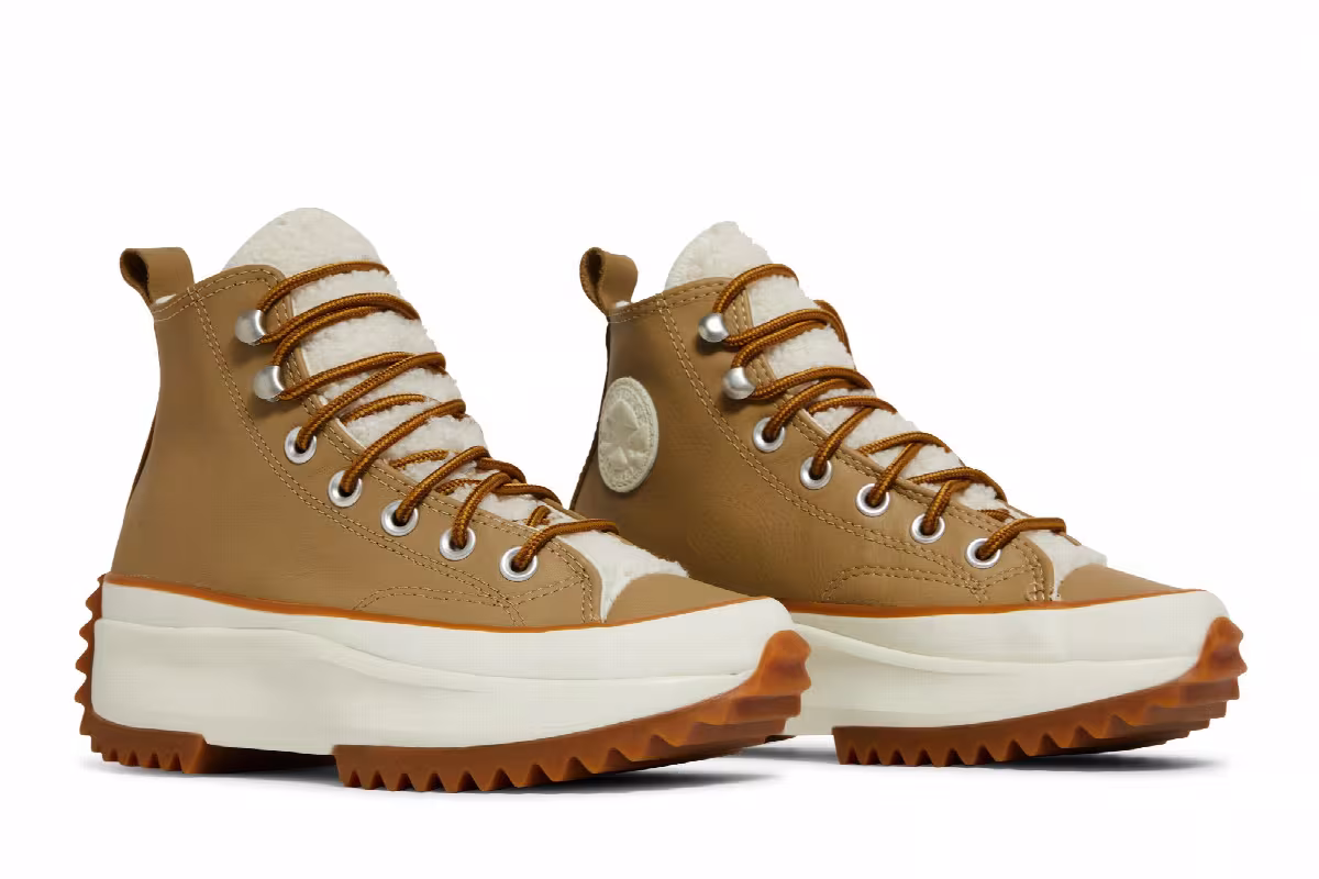 Converse Women's Run Star Hike High Sherpa - Nomad Khaki, view 9
