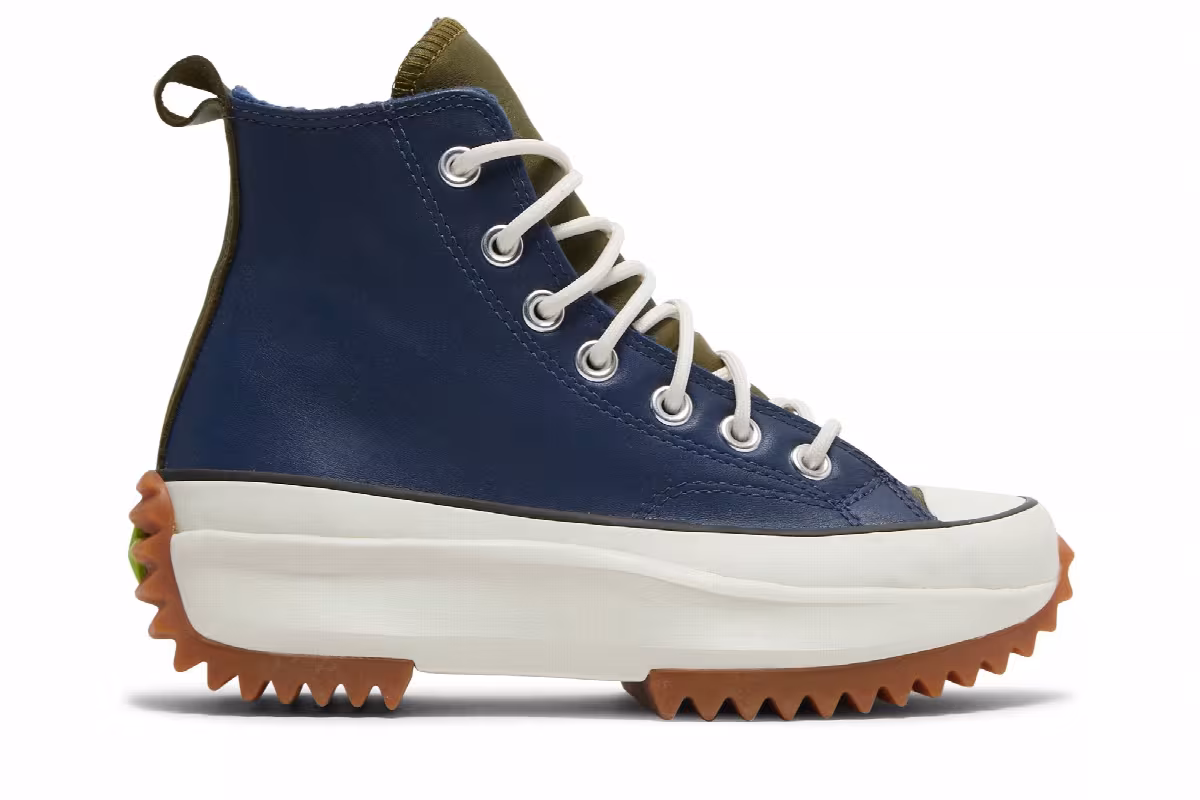 Converse Women's Run Star Hike High Navy Gum, view 2