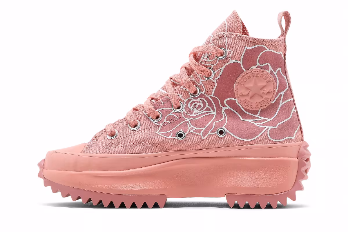 Natasha Cloud x Converse Women's Run Star Hike Inspired Floral - Pink Quartz, view 4