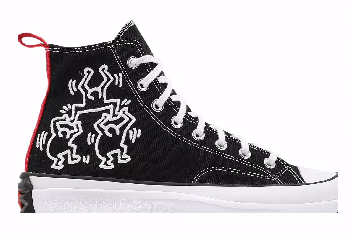 Keith Haring x Converse Run Star Hike, view 3