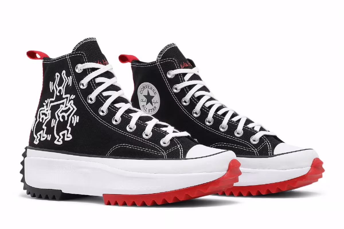 Keith Haring x Converse Run Star Hike, view 9