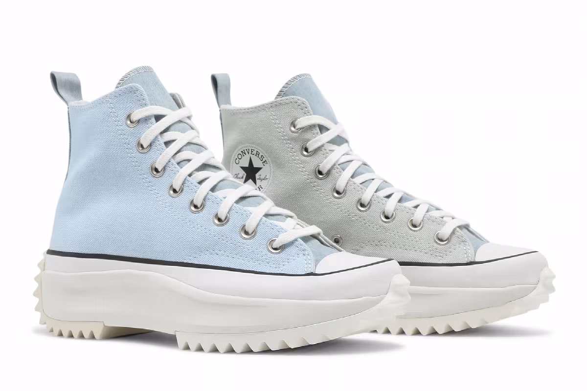 Converse Run Star Hike High Summer Denim - Blue, view 9