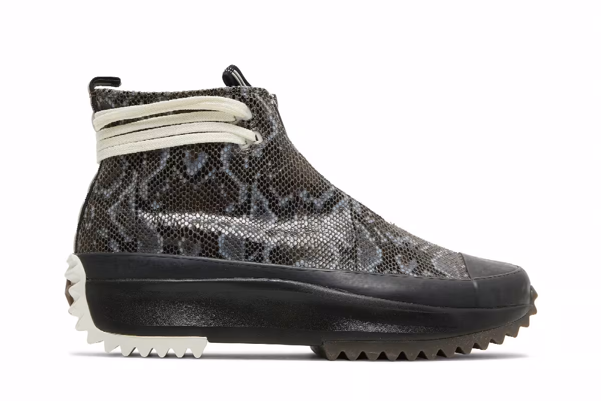 Converse Run Star Hike Black Snakeskin, view 2