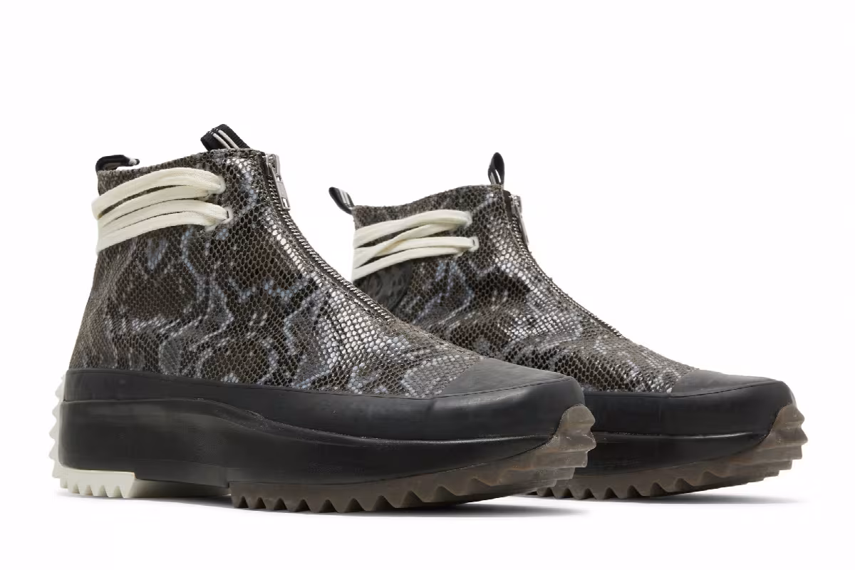 Converse Run Star Hike Black Snakeskin, view 9