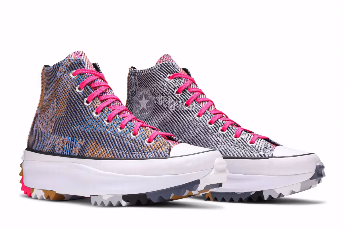 Converse Run Star Hike High Knit Mashup, view 9