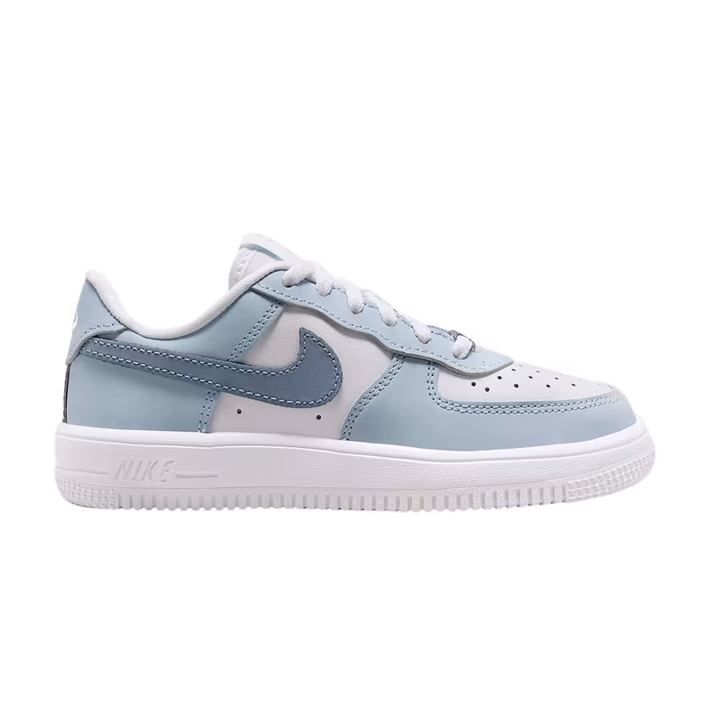 Nike Force 1 Low PS Light Armory Blue White Metallic Silver Ashen Slate