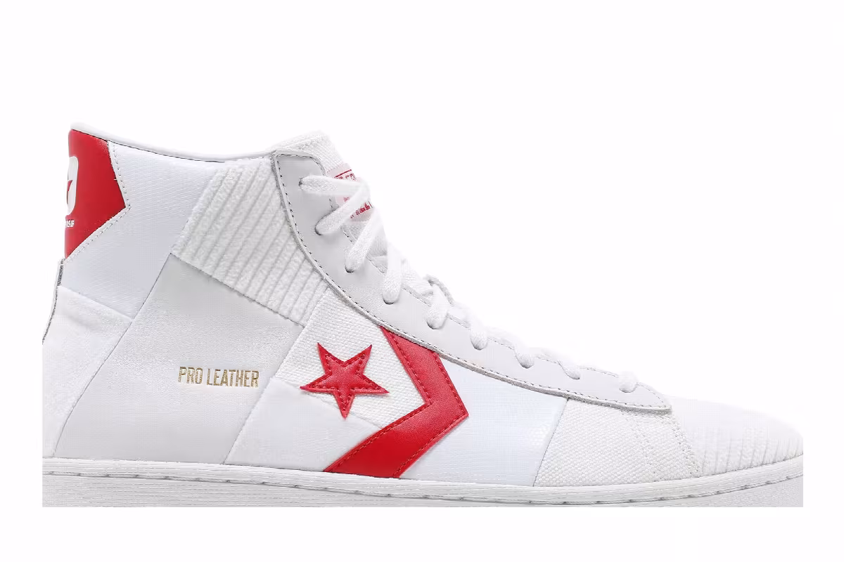 Converse Pro Leather High Summer Drip - White University Red, view 3