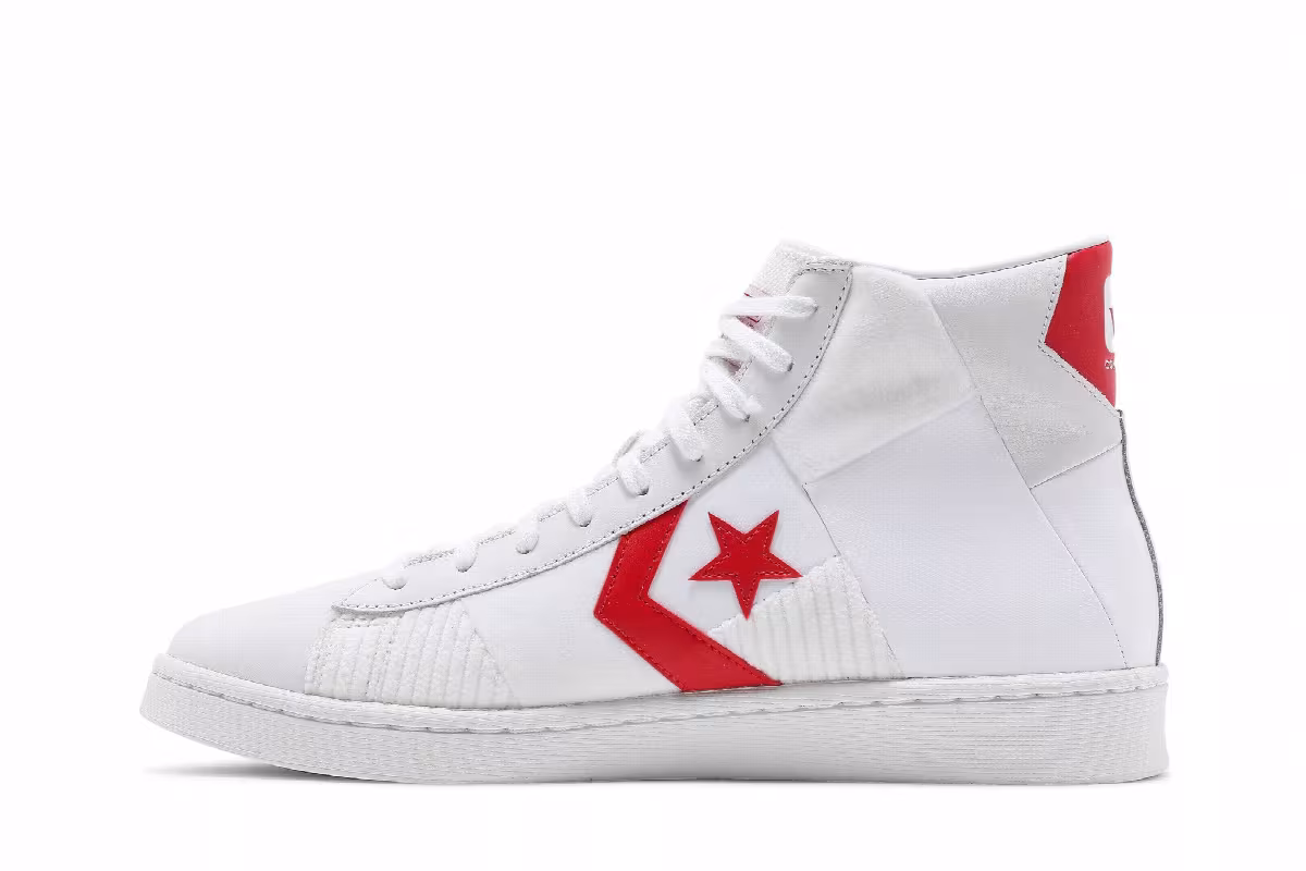 Converse Pro Leather High Summer Drip - White University Red, view 4