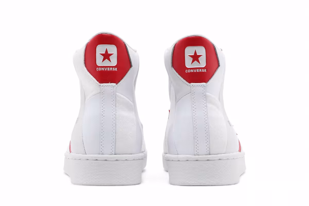 Converse Pro Leather High Summer Drip - White University Red, view 7