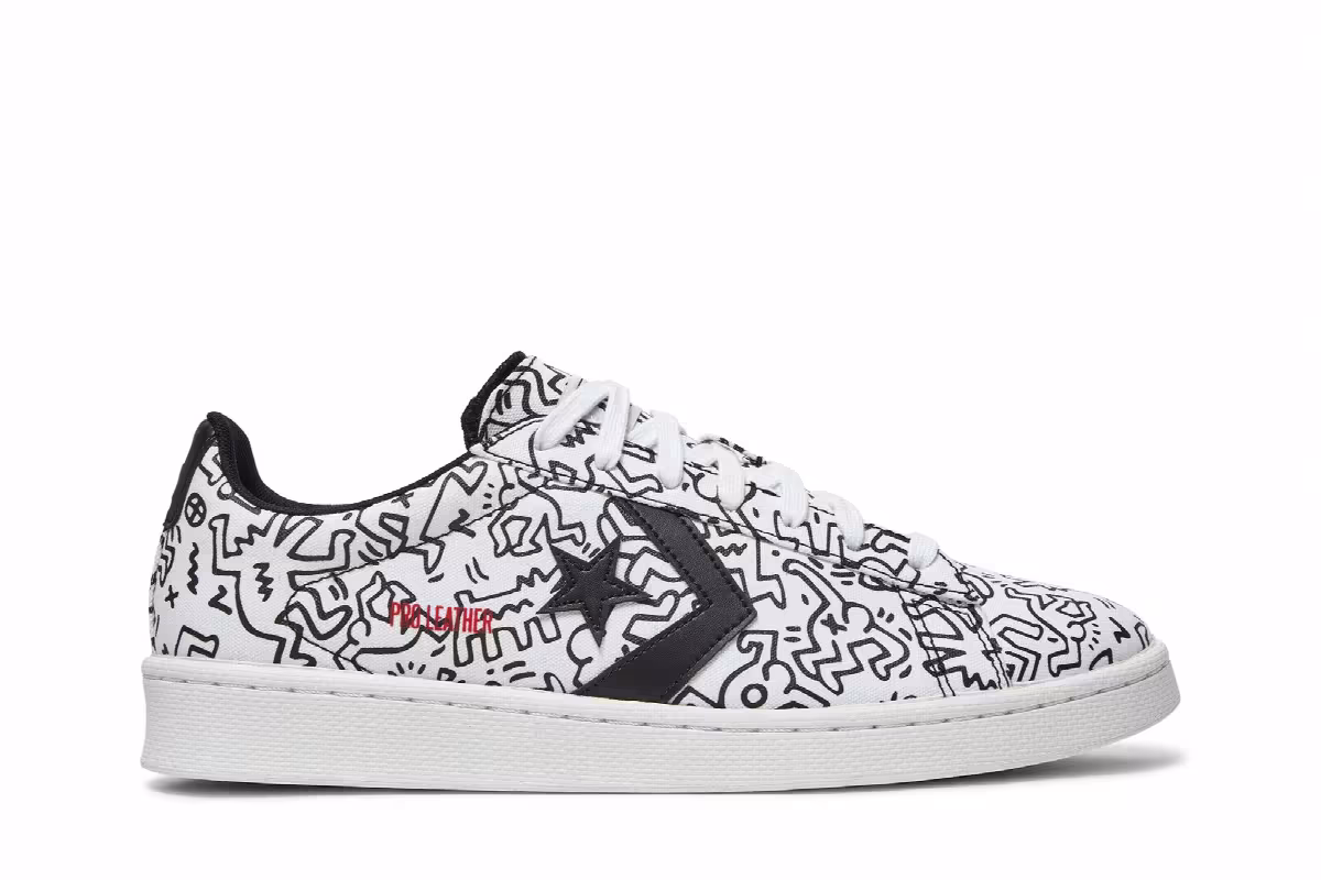 Keith Haring x Converse Pro Leather Low, view 2