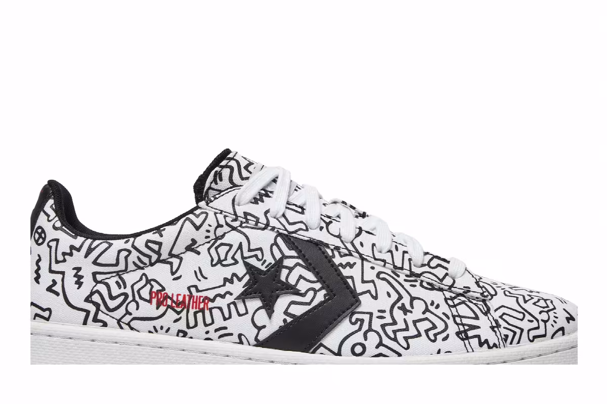 Keith Haring x Converse Pro Leather Low, view 3