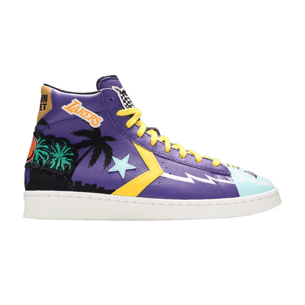 Chinatown Market x Converse Pro Leather High Lakers Championship Jacket