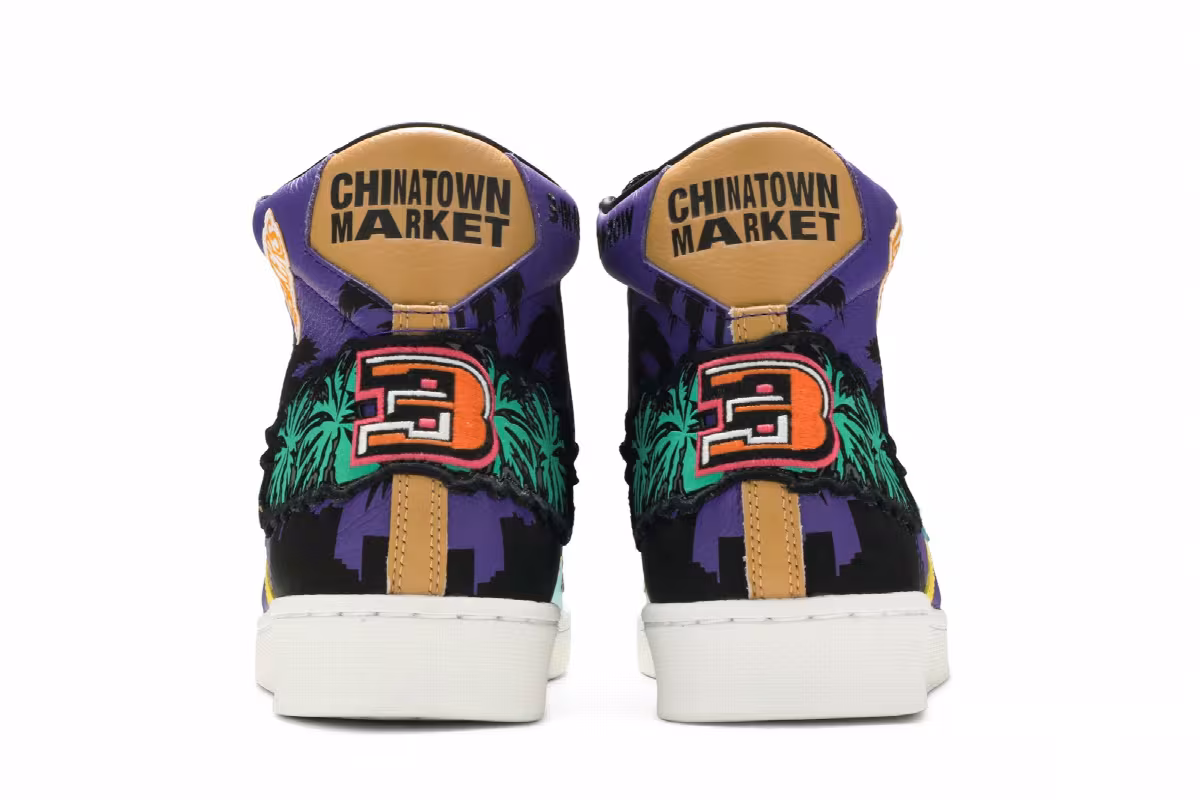Chinatown Market x Converse Pro Leather High Lakers Championship Jacket, view 7