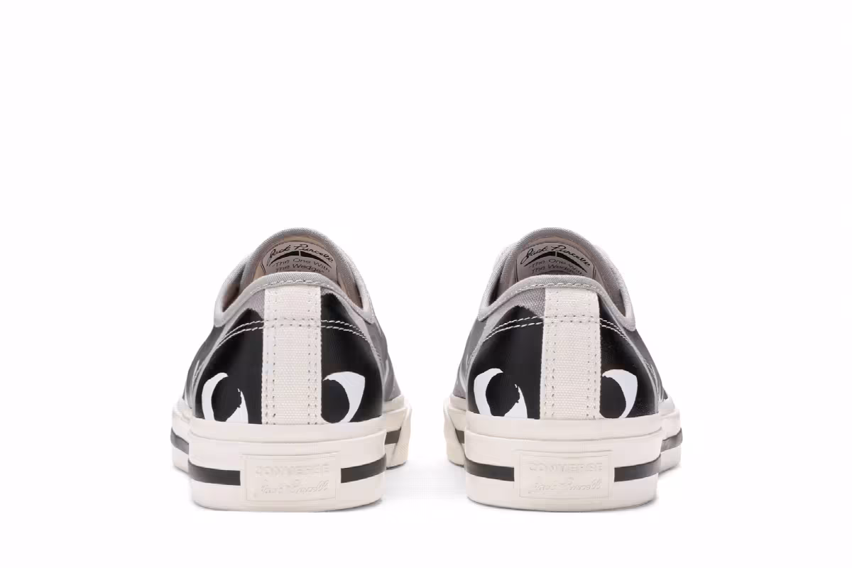 Comme des Garçons PLAY x Converse Jack Purcell Drizzle Black, view 7