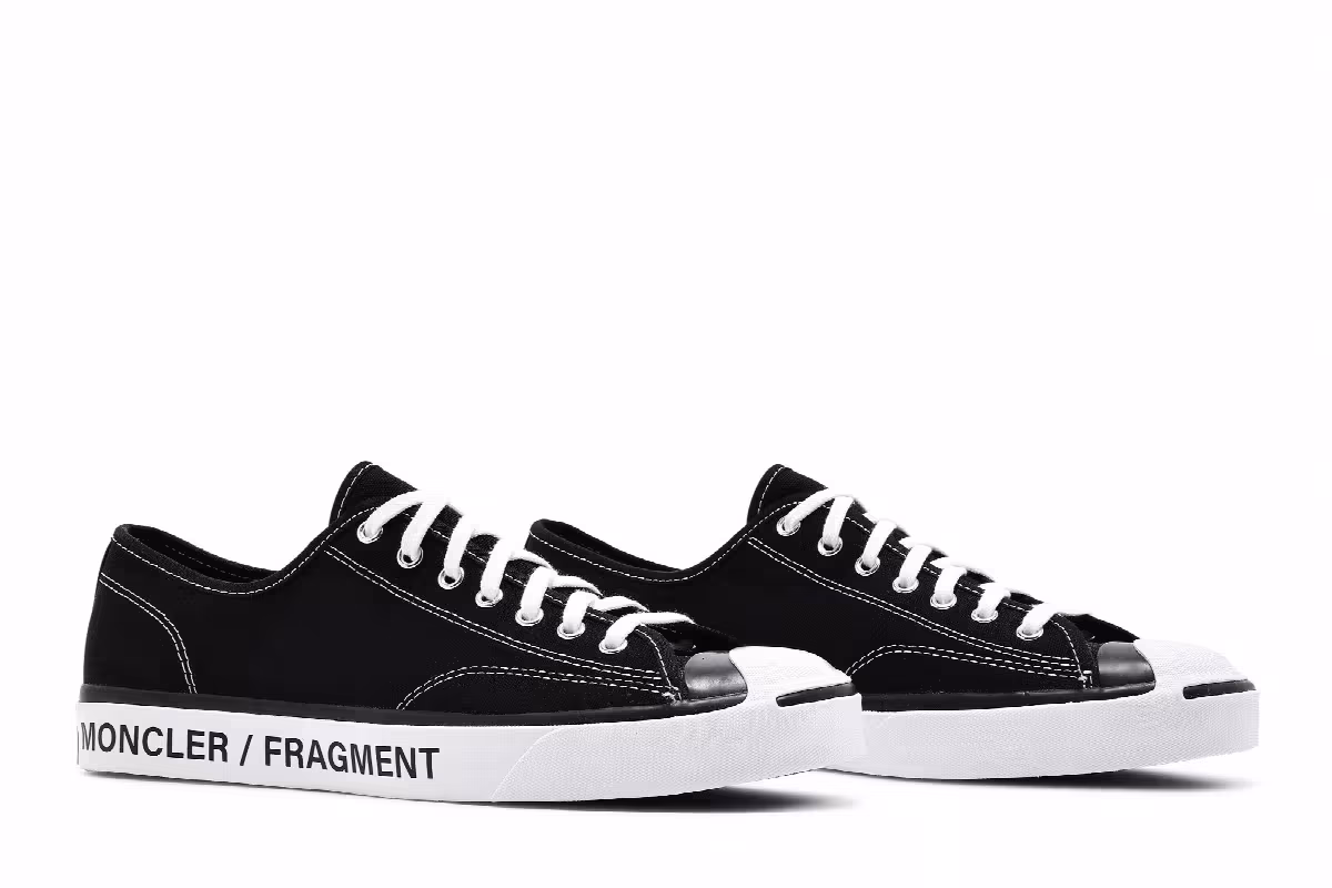 Fragment Design x Moncler x Converse Jack Purcell Black, view 9