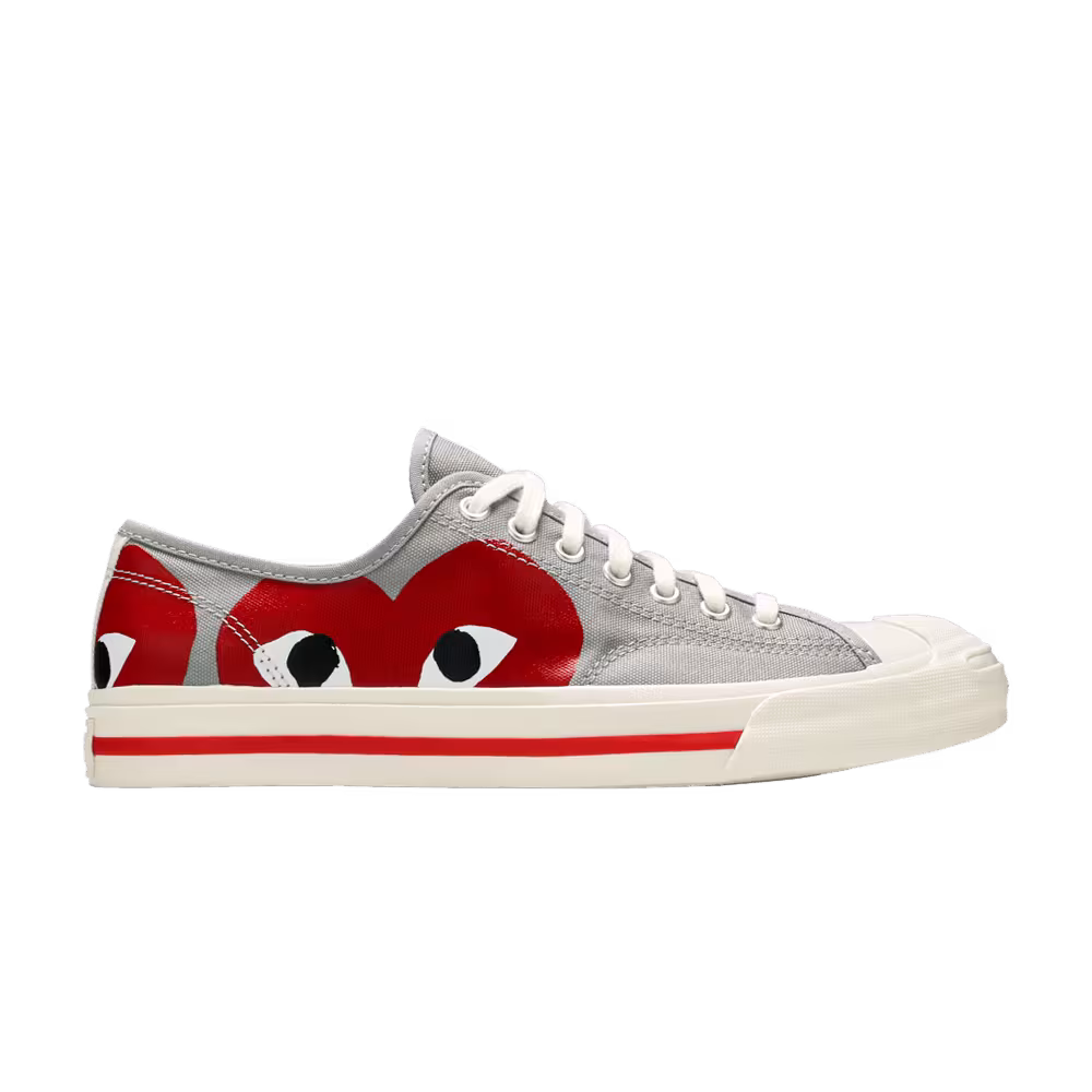 Comme des Garçons PLAY x Converse Jack Purcell Drizzle Red