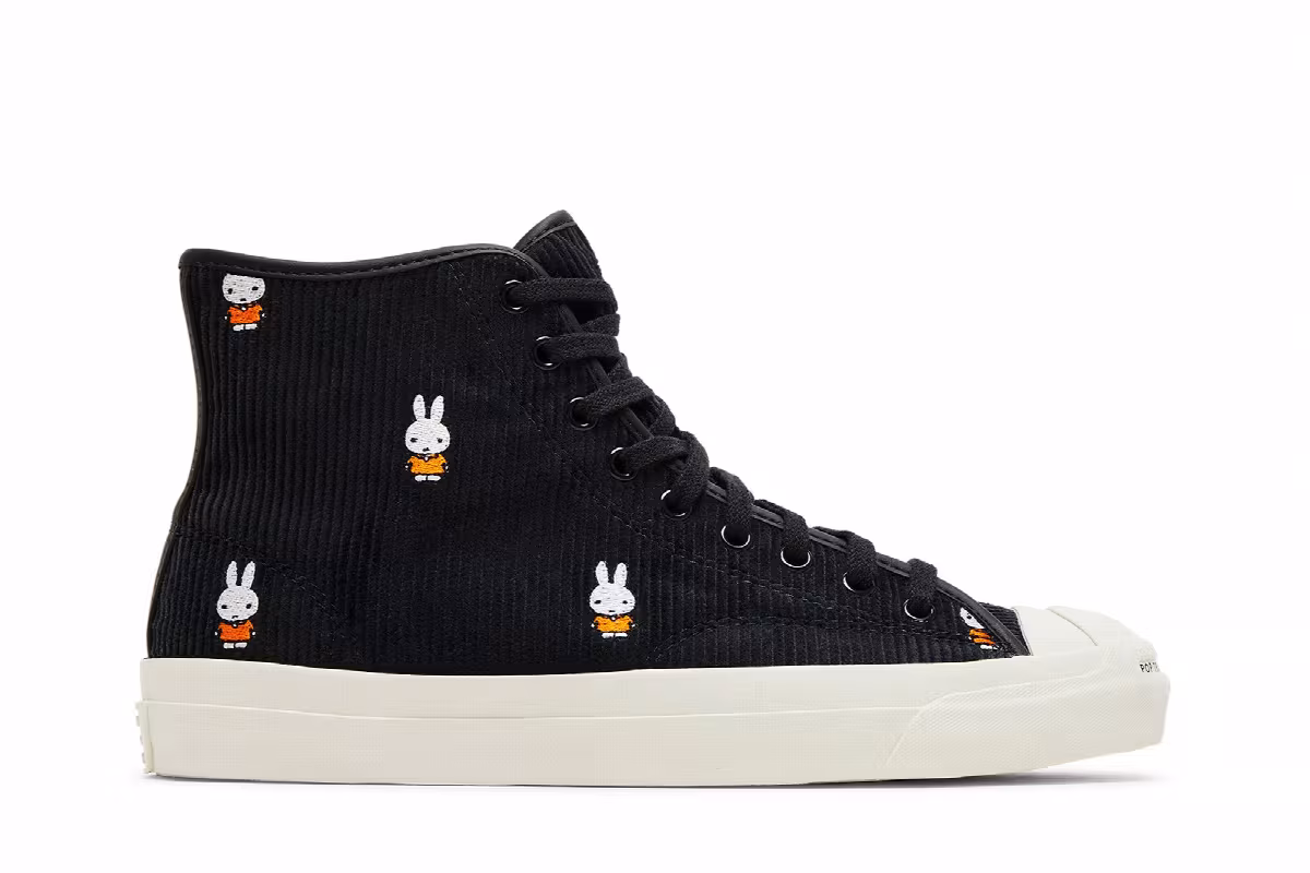 POP Trading Company x Converse Jack Purcell Pro High All Over Miffy, view 2