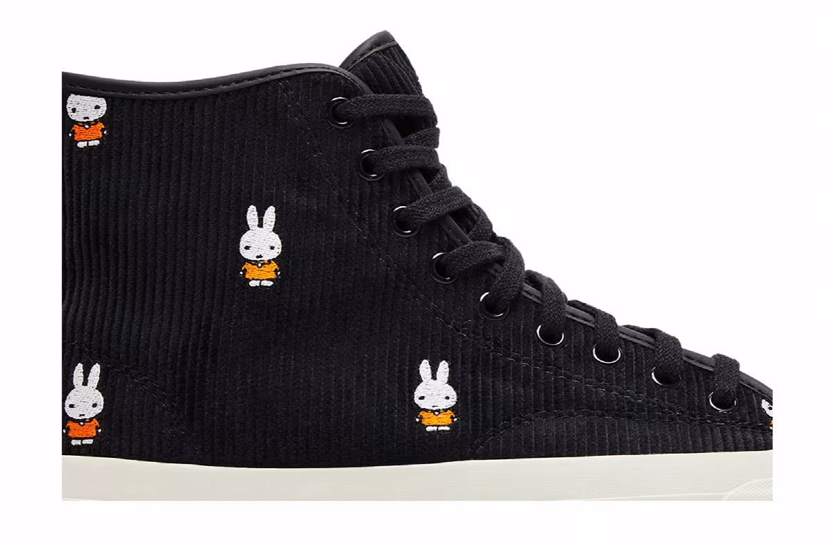 POP Trading Company x Converse Jack Purcell Pro High All Over Miffy, view 3