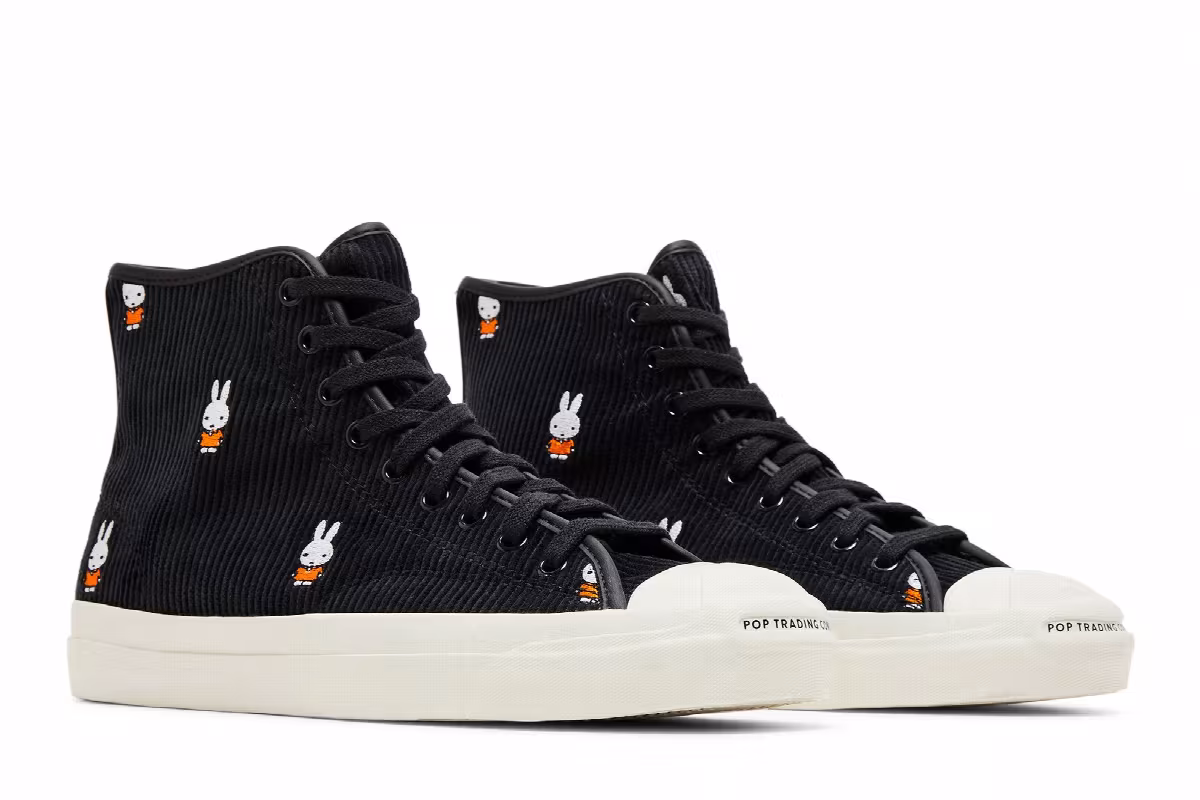 POP Trading Company x Converse Jack Purcell Pro High All Over Miffy, view 9