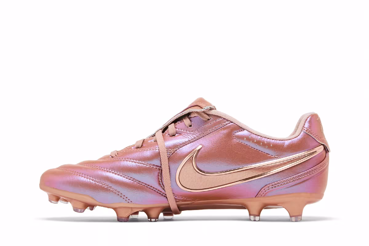 Nike Tiempo Ligera 4 FG Metallic Red Bronze, view 4
