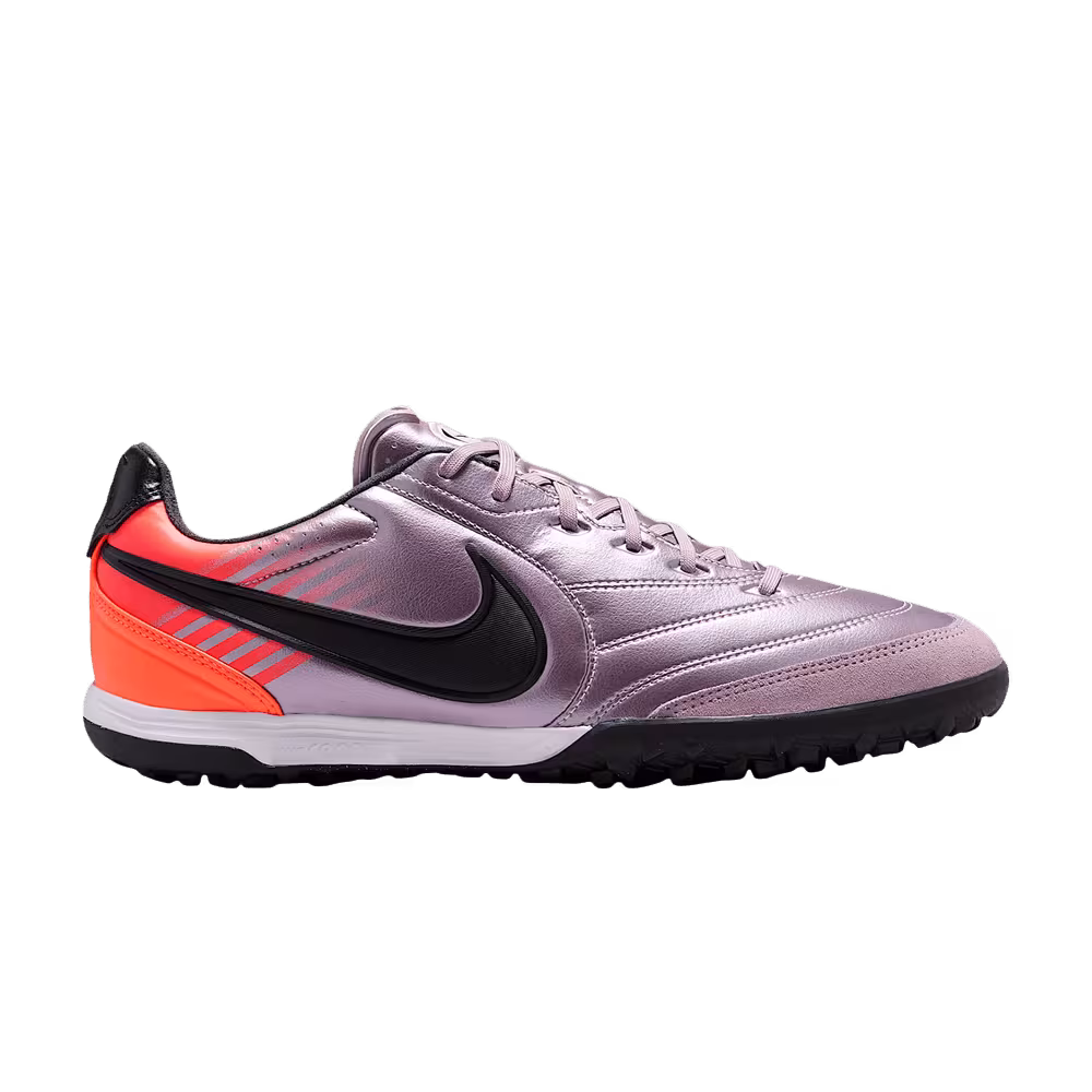 Nike Tiempo Ligera Pro Heritage TF Bleached Lilac Total Orange