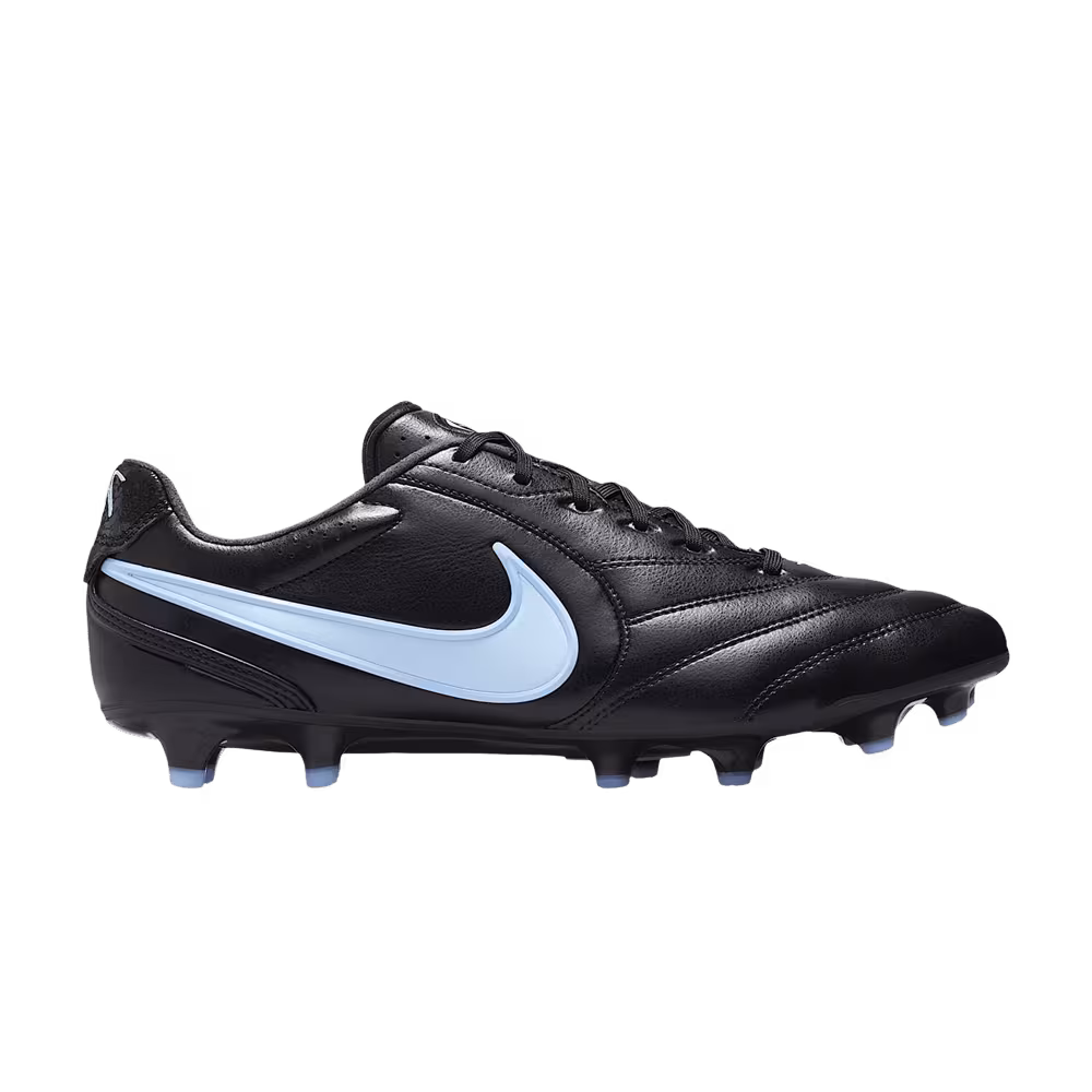 Nike Tiempo Ligera Pro FG Low Black Ice Blue