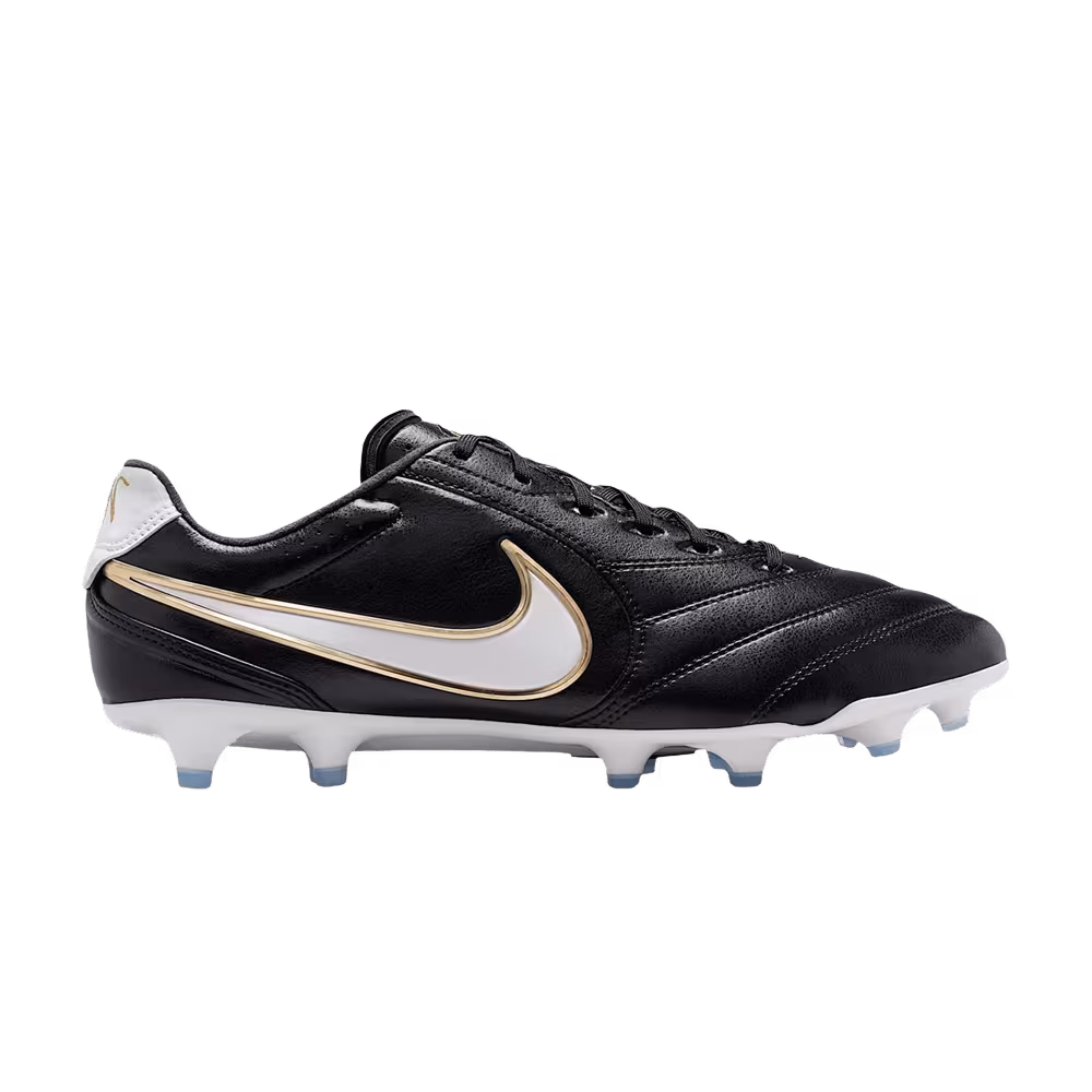 Nike Tiempo Ligera Pro Fg Low Black White