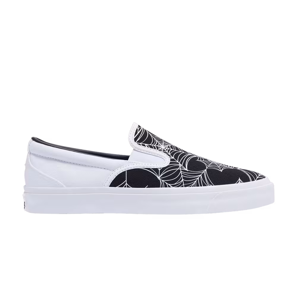 Converse One Star CC Pro Slip Webs and Spiders - White Black