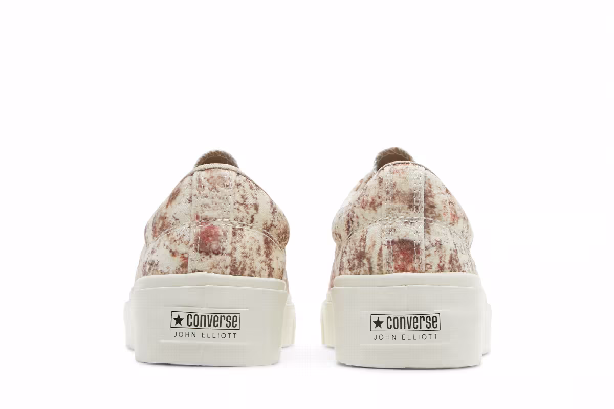 John Elliott x Converse Skid Grip Antique White Brown, view 7