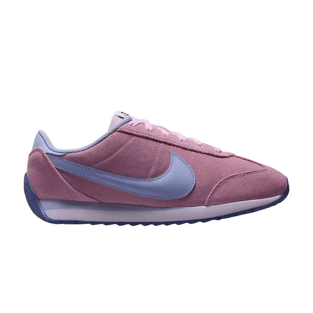 Nike Women's Pacific Suede Pink Foam Work Blue White Hydrogen Blue