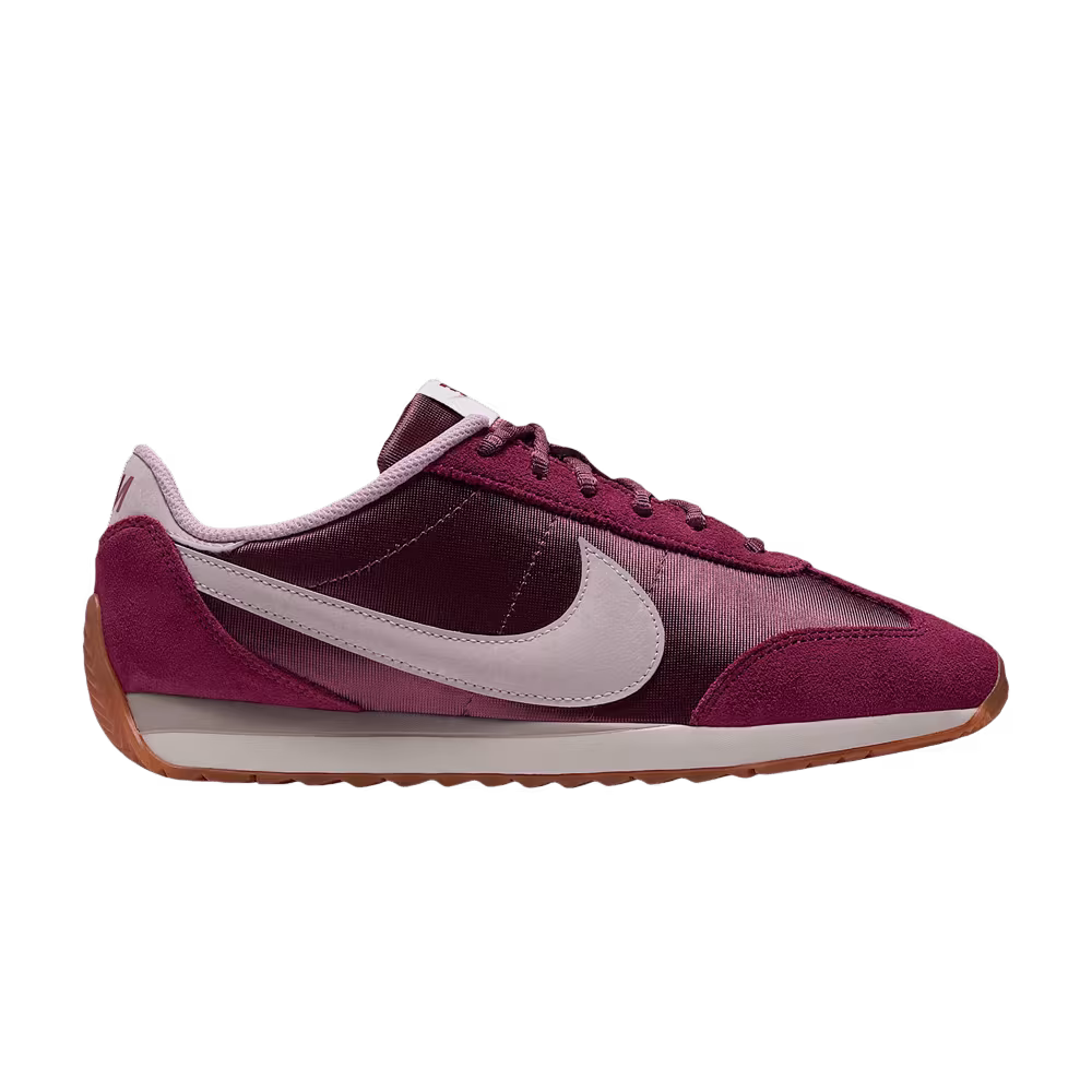 Nike Women's Pacific LX Pink Smoke Gum Medium Brown Sail Silt Red