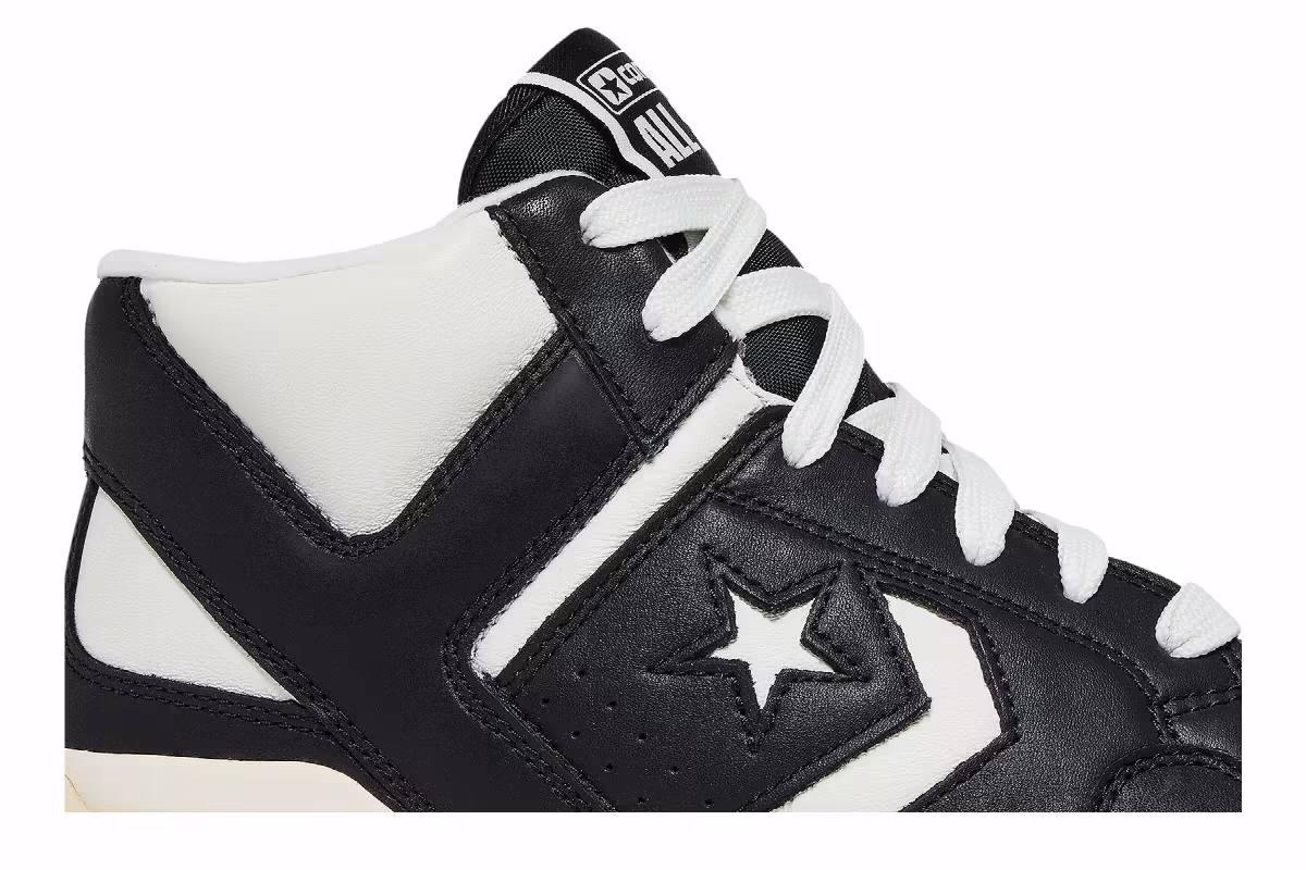 Converse Weapon CX Mid Black White, view 3