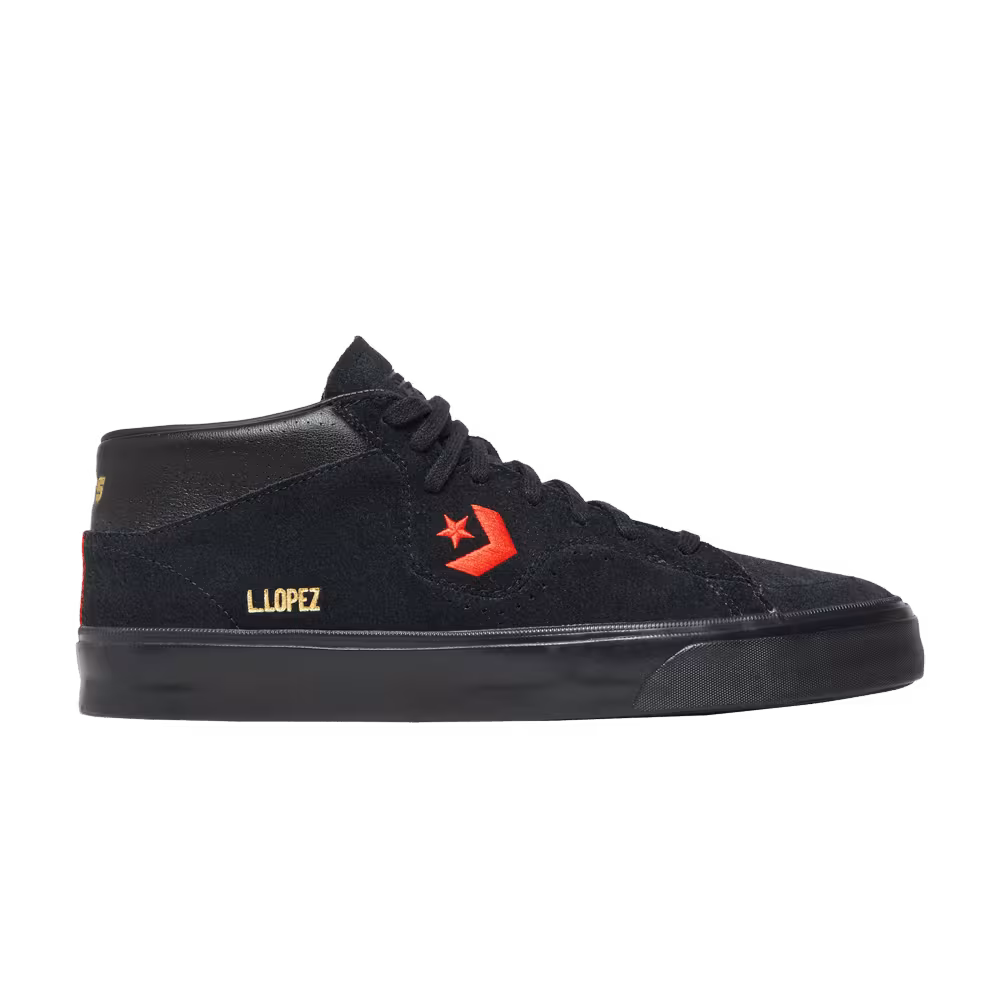 Converse Louie Lopez Pro Mid Mi Gente Capsule - Black Poppy Glow